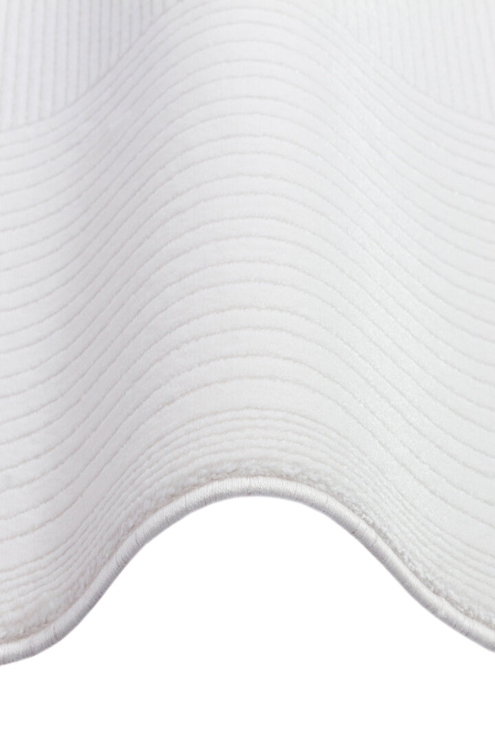 Sofistike Desen Raymond Akrilik Makine Yolluk Özel Ölçü Kesme Halı Ra01 Krem - 5