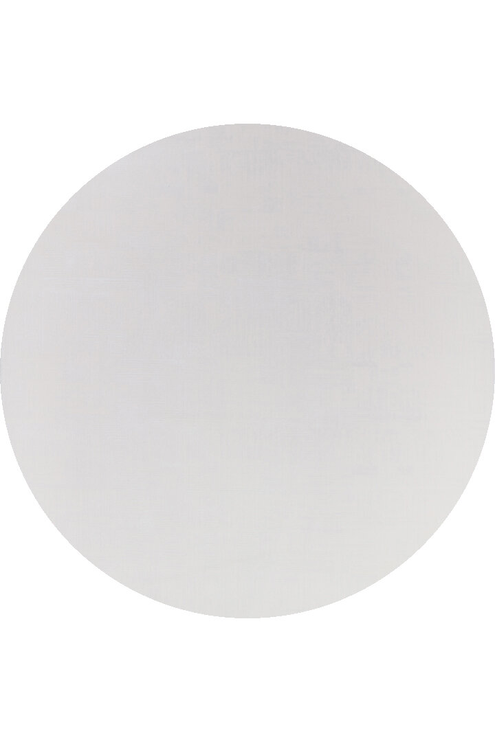 Sofistike Desen Raymond Akrilik Makine Yuvarlak Halı Ra07 Krem - Frenda