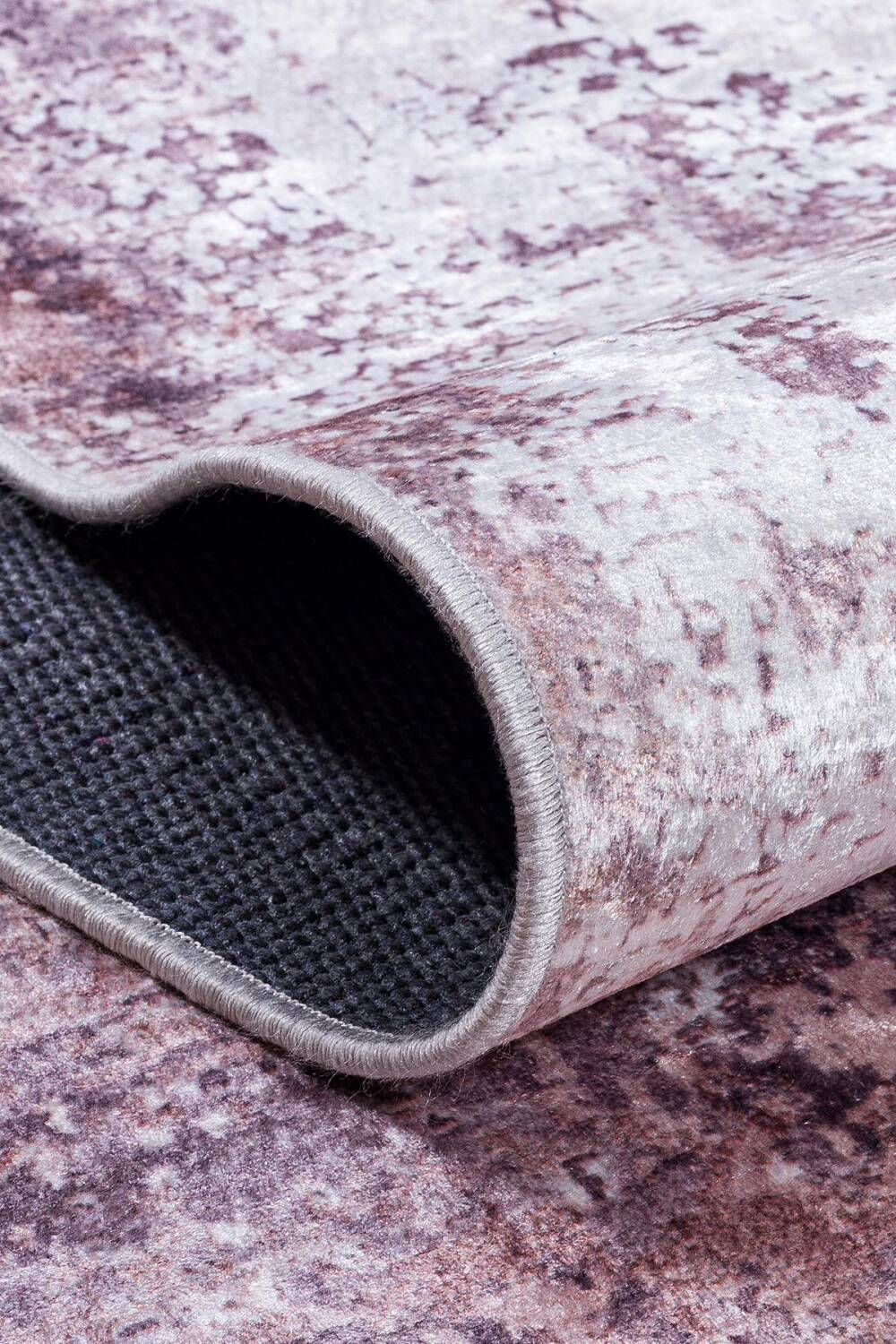 Soyut Desen Pamuk Taban Yıkanabilir Dijital Baskılı Halı - 4