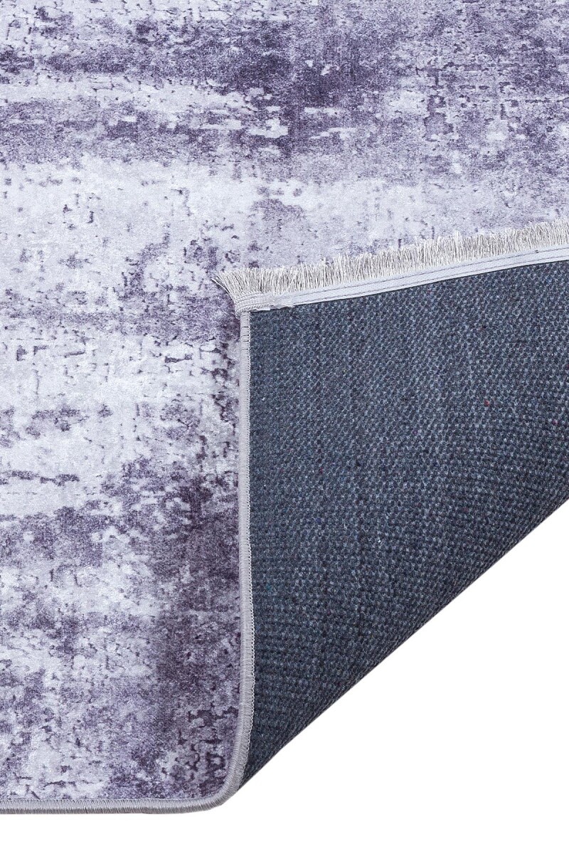 Soyut Desen Pamuk Taban Yıkanabilir Dijital Baskılı Halı - 10